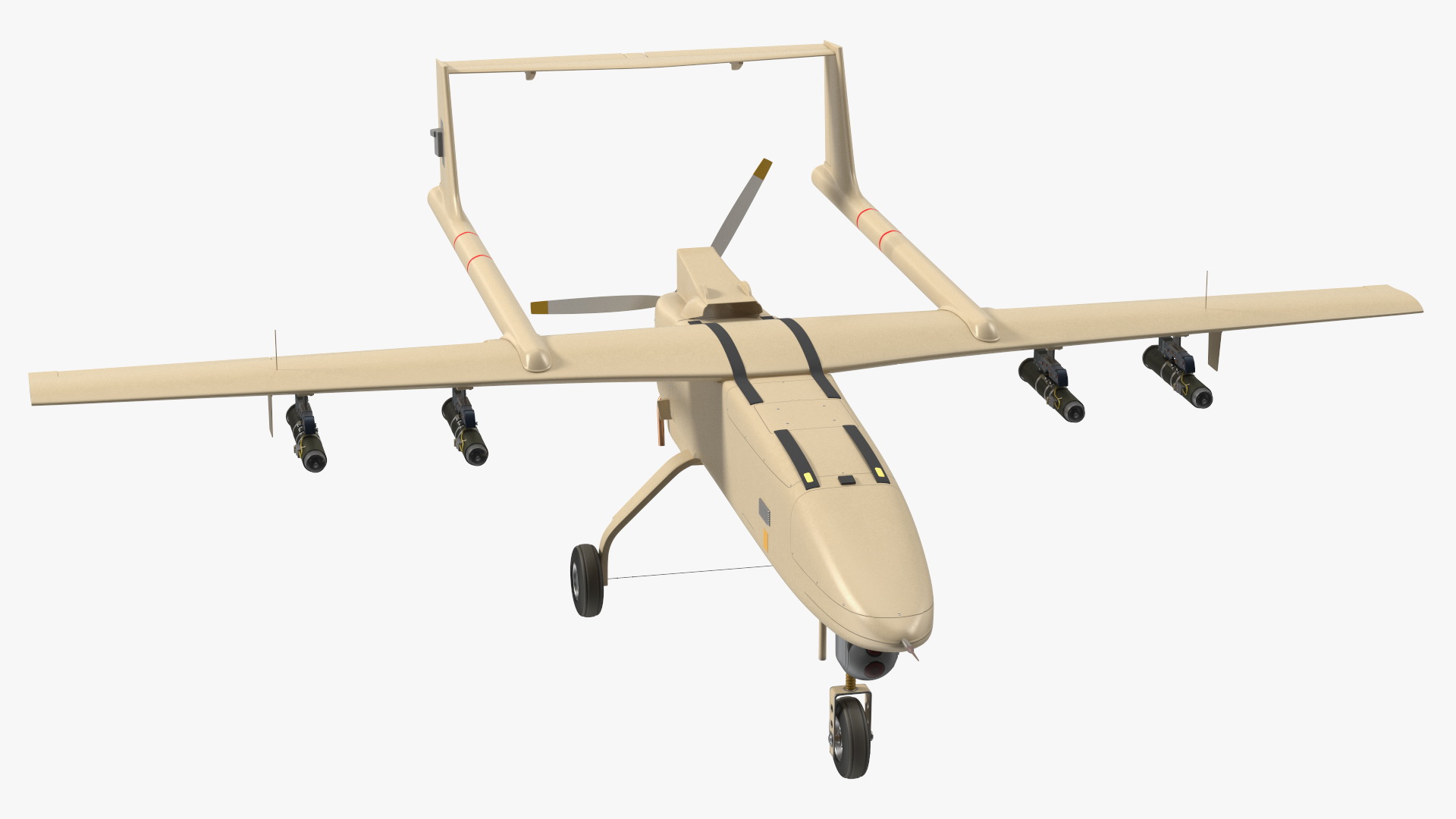 3D Brown UAV without Markings