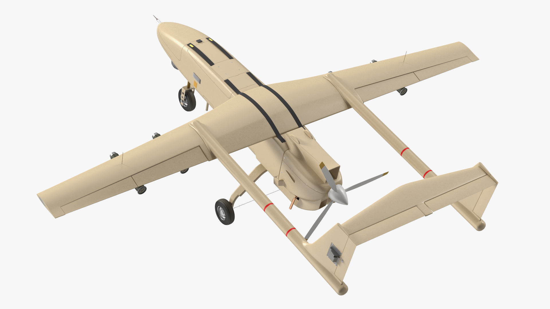 3D Brown UAV without Markings