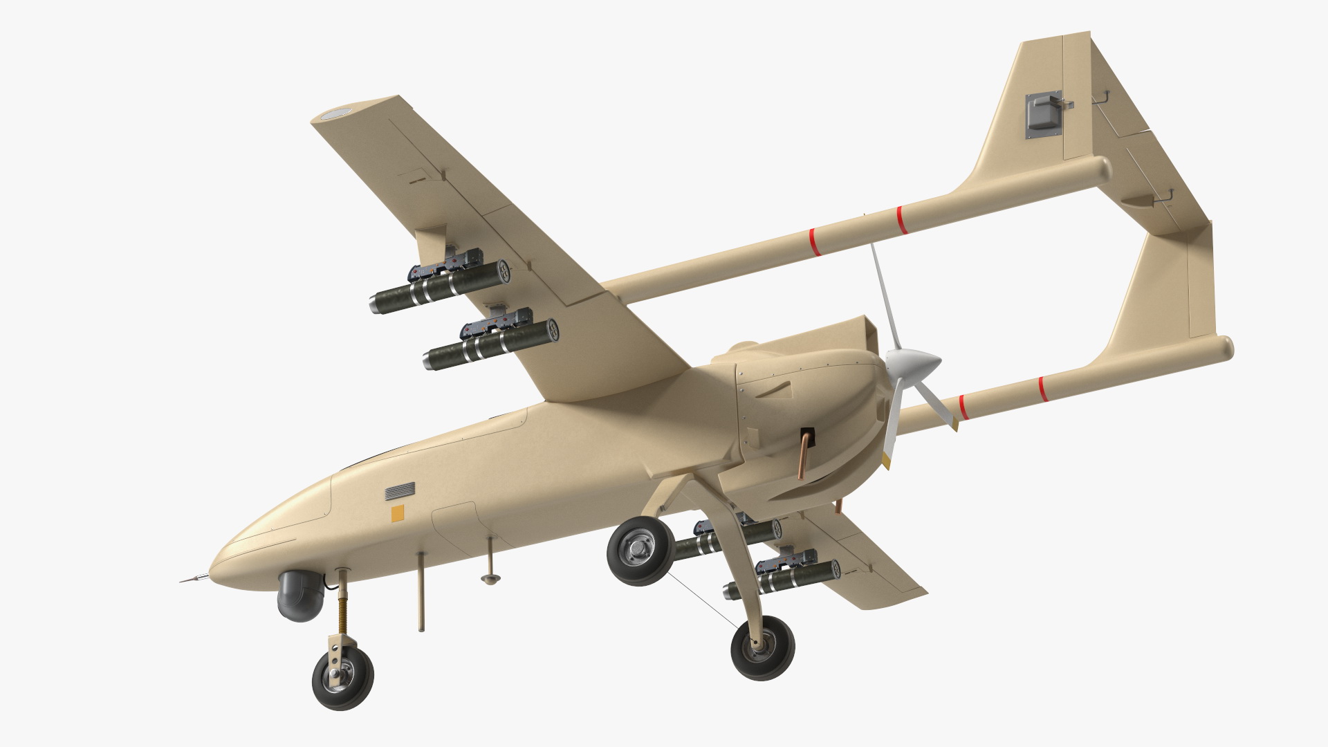3D Brown UAV without Markings