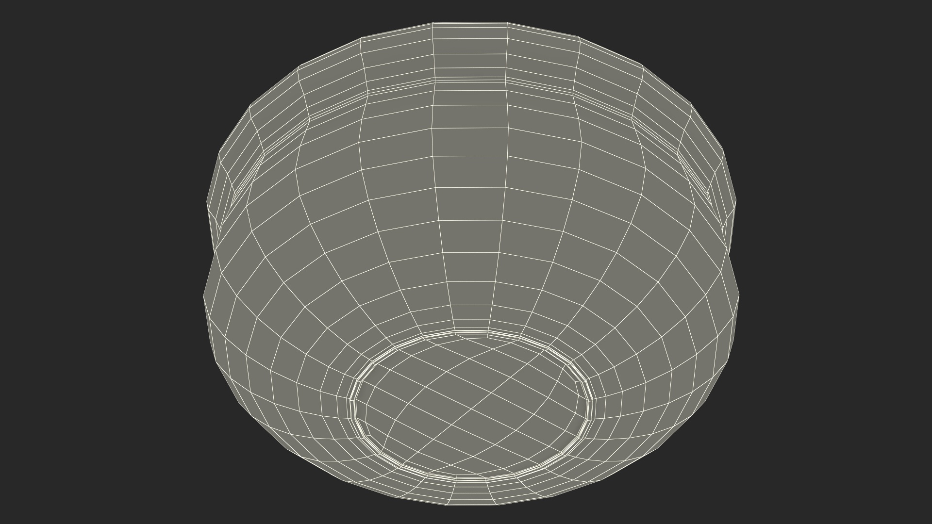 Raspberries in Bowl 3D model