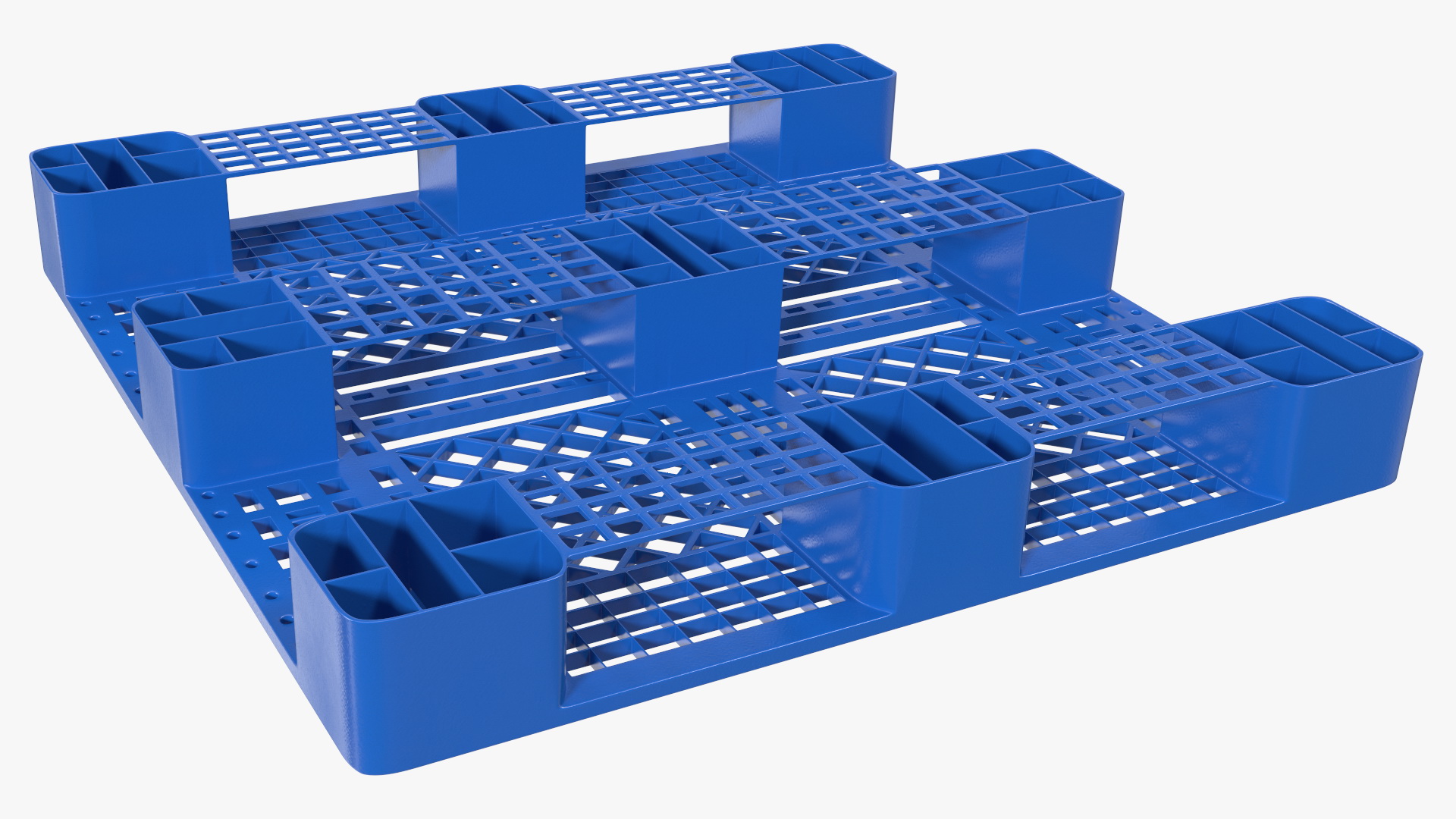 Yale Electric Forklift with Pallet and Boxes 3D model