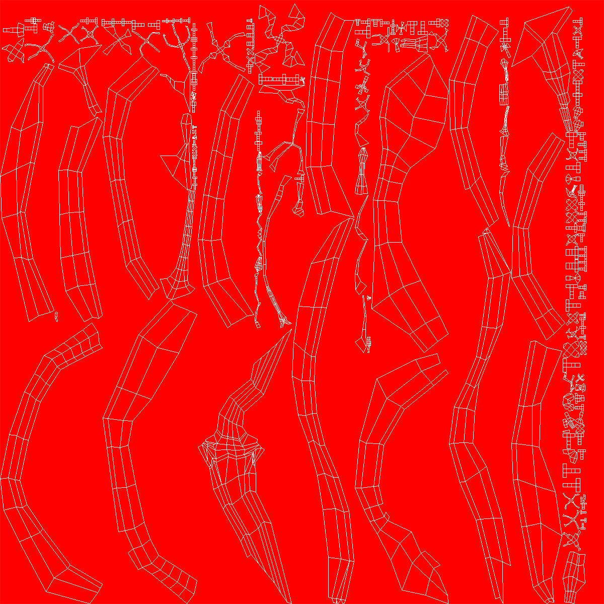 3D Abstract Liquid Splash Red