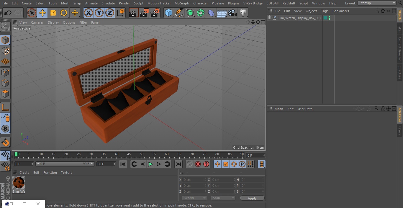 Slim Watch Display Box 3D