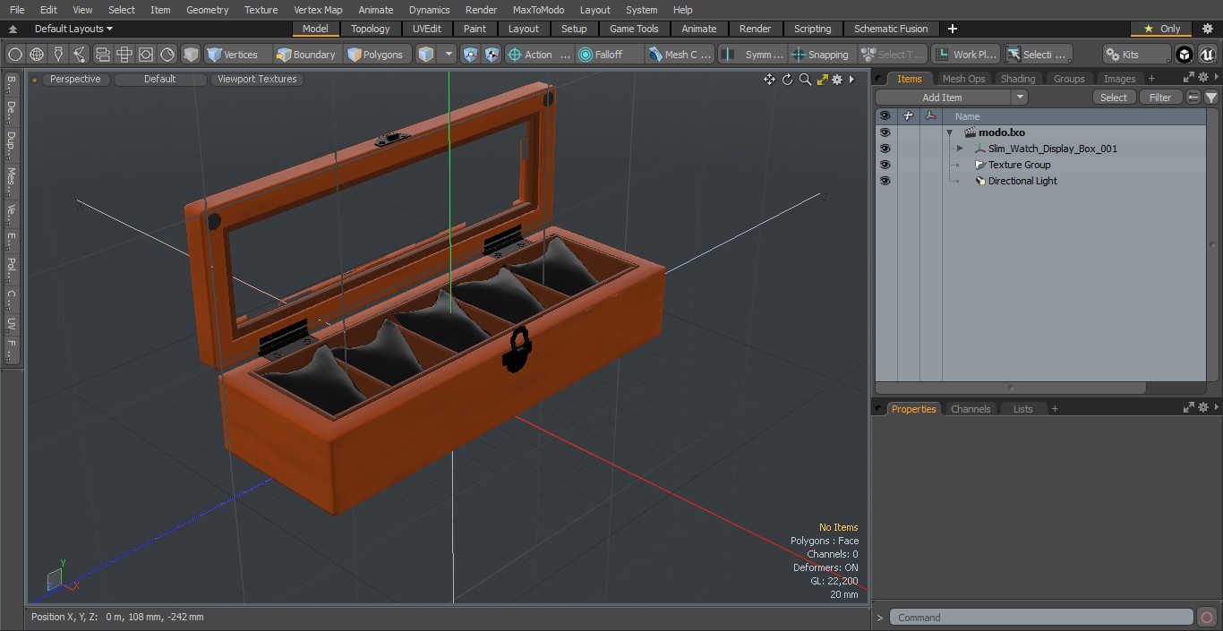Slim Watch Display Box 3D