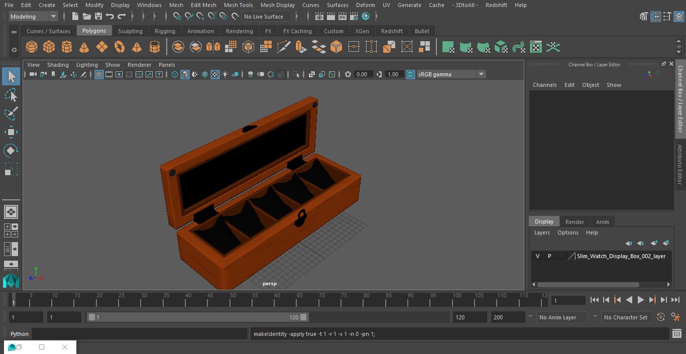 Slim Watch Display Box 3D