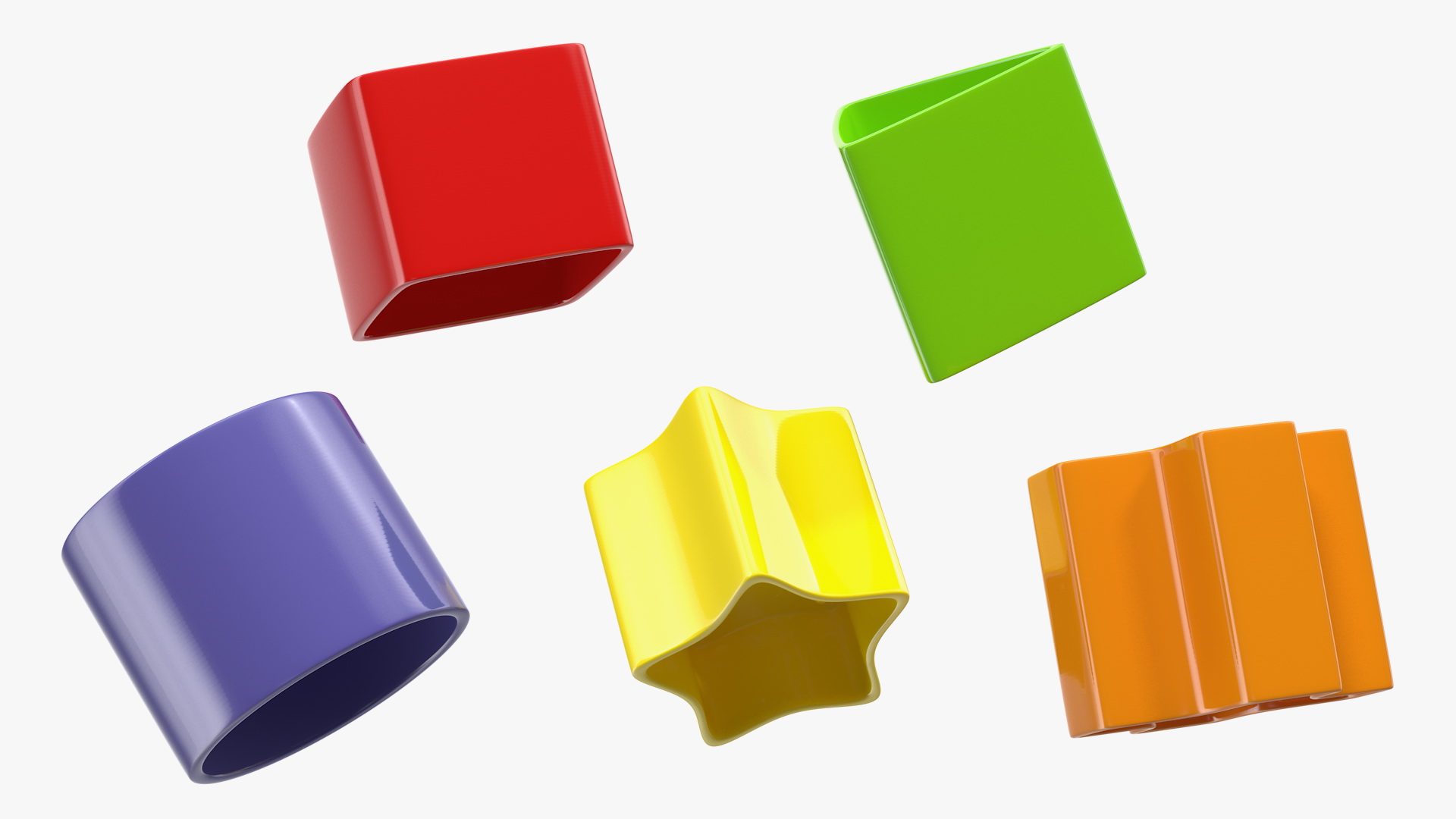 3D Baby Blocks Shape Sorter Toy model