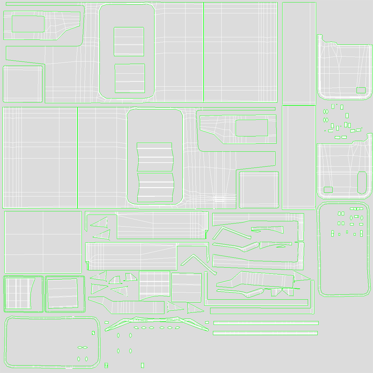 3D Marmon 110P Truck Simple Interior model