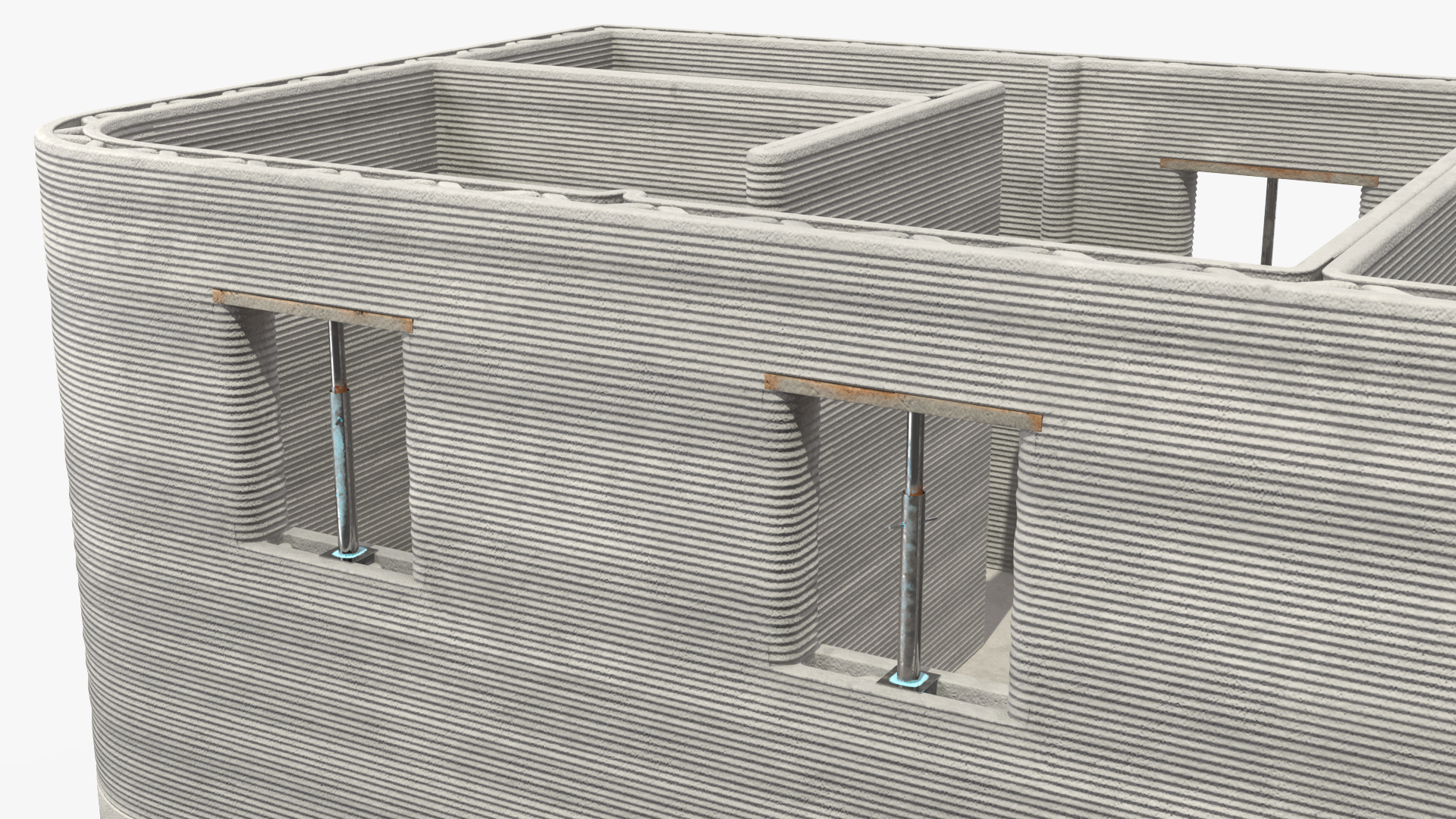 3D 3D Printed House Module model