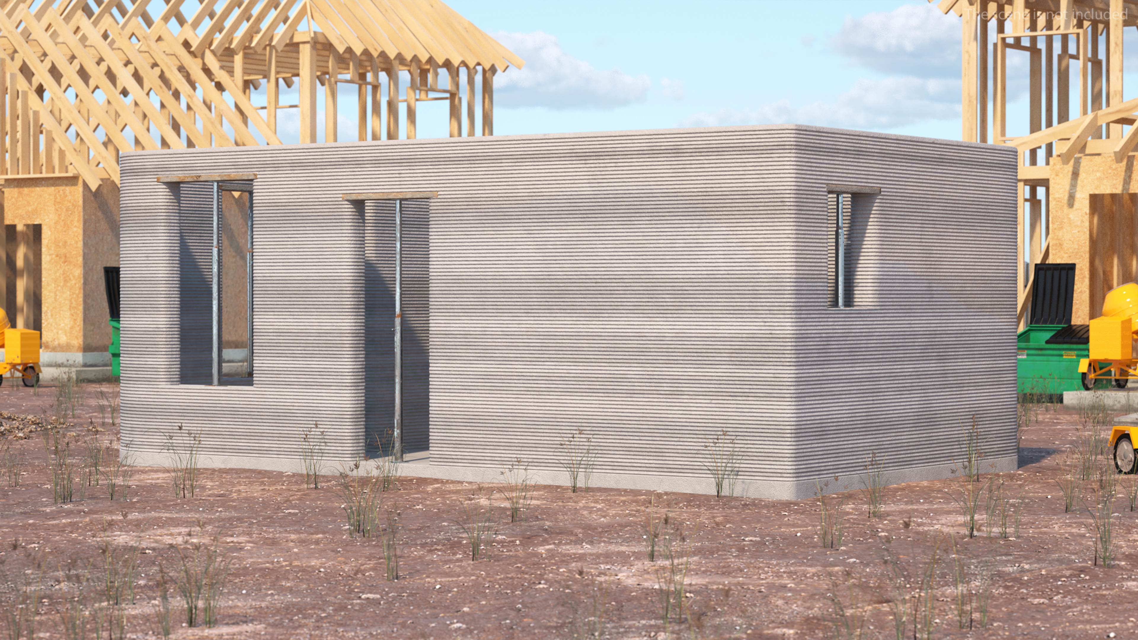3D 3D Printed House Module model