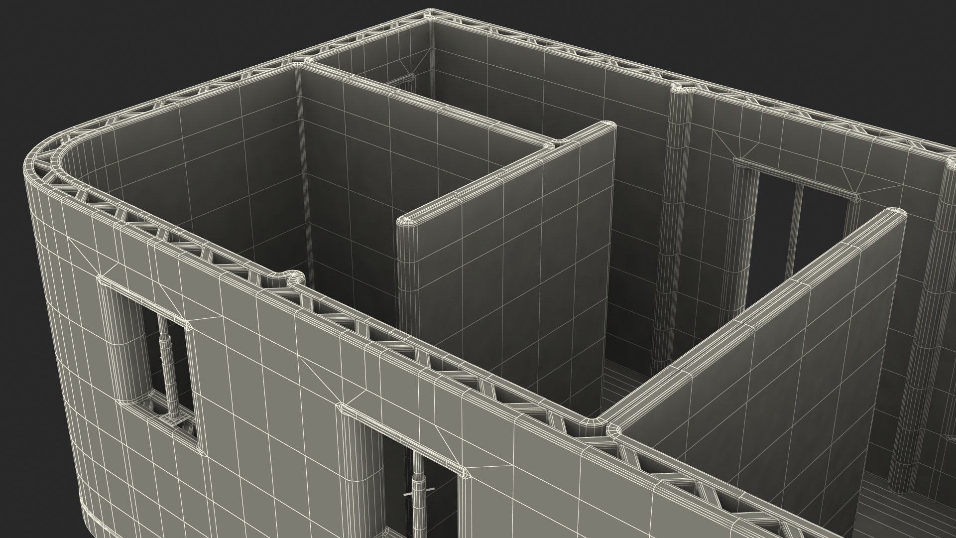 3D 3D Printed House Module model