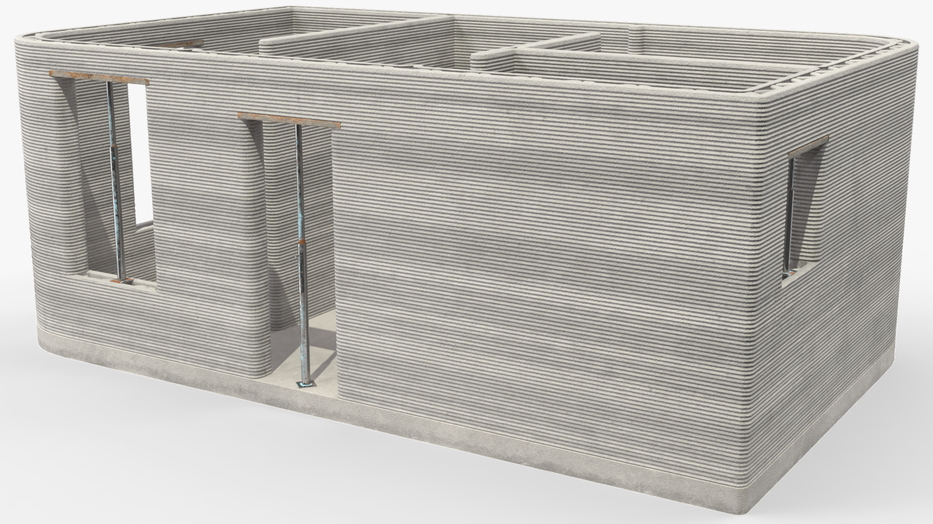 3D 3D Printed House Module model