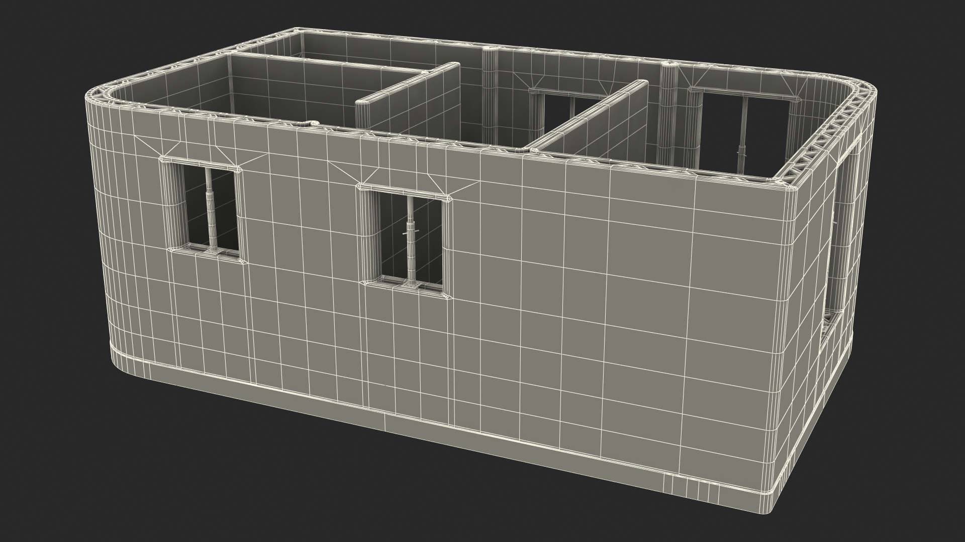 3D 3D Printed House Module model