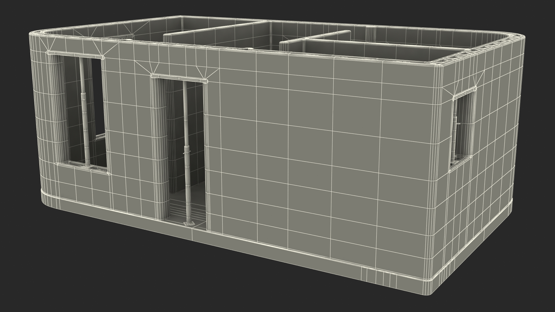 3D 3D Printed House Module model