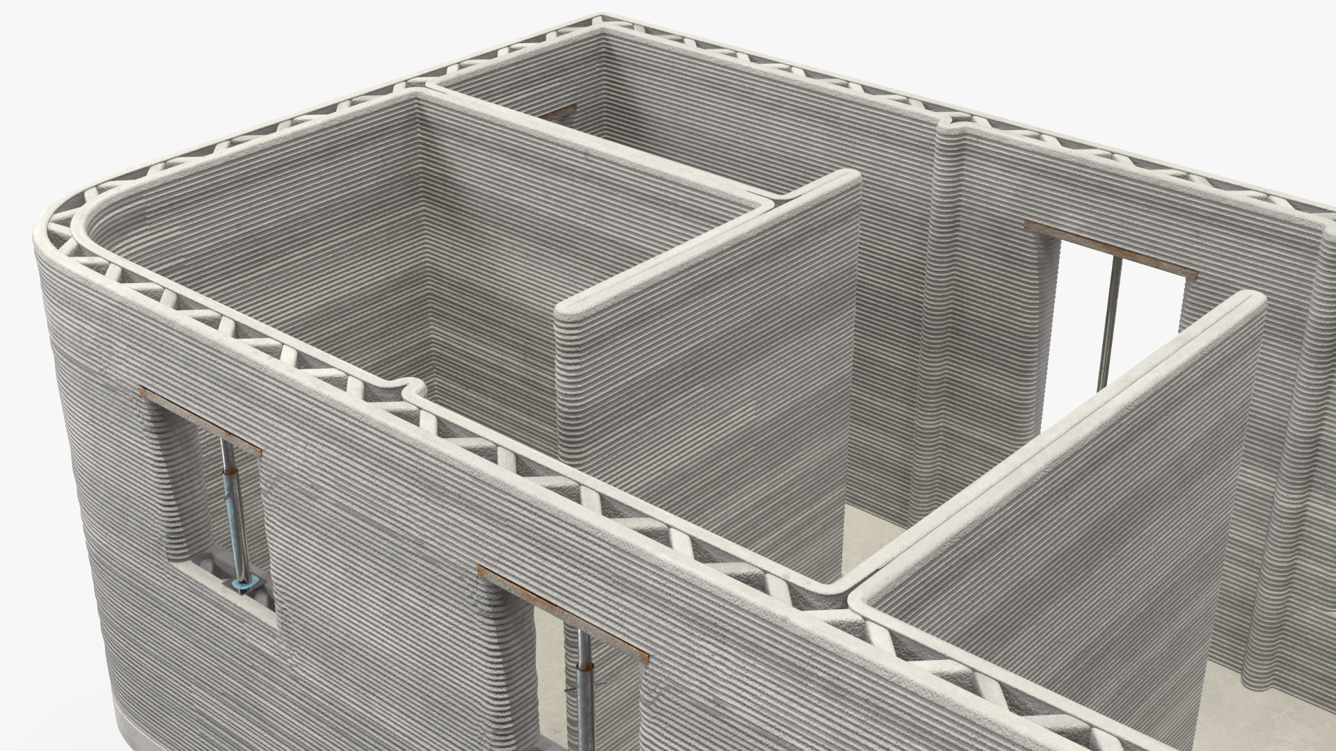 3D 3D Printed House Module model