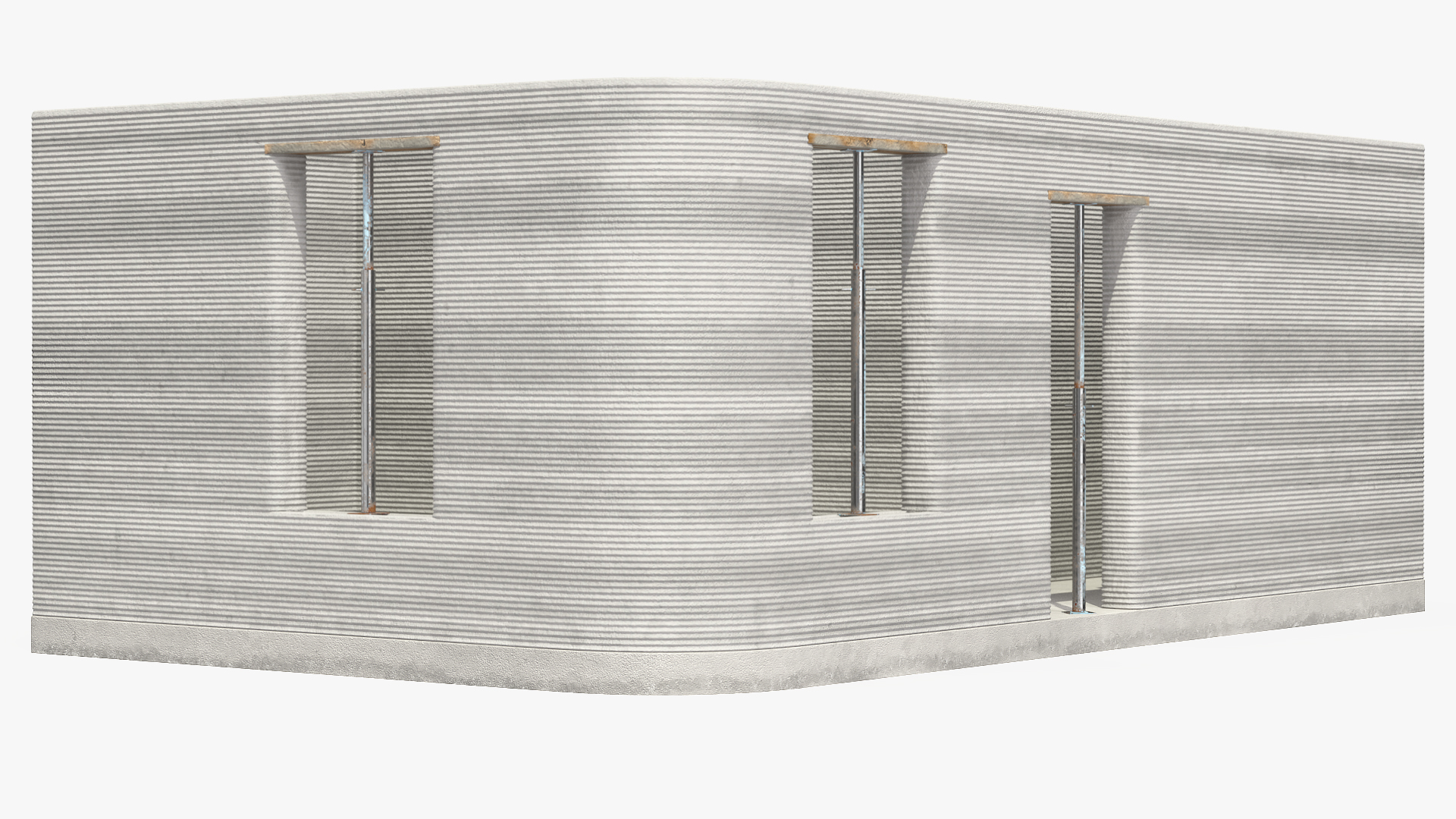 3D 3D Printed House Module model