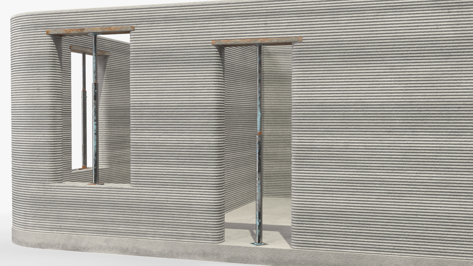 3D 3D Printed House Module model