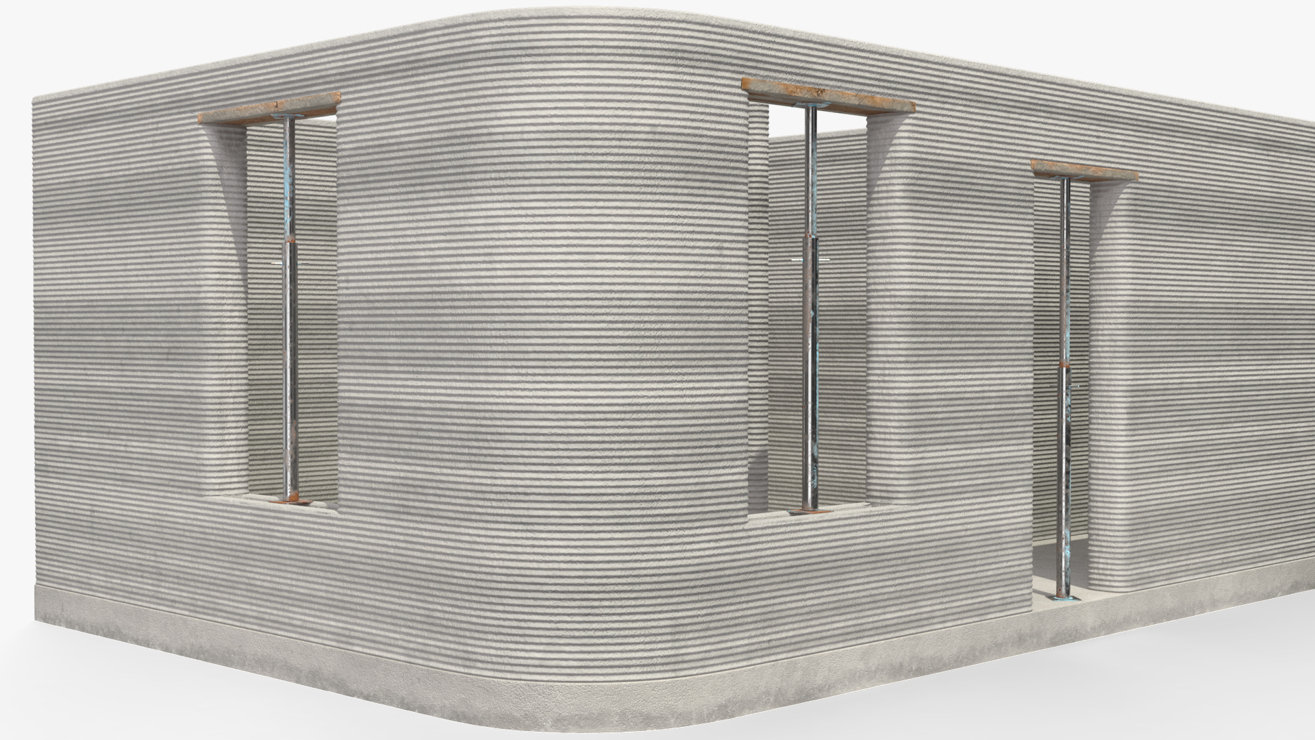 3D 3D Printed House Module model