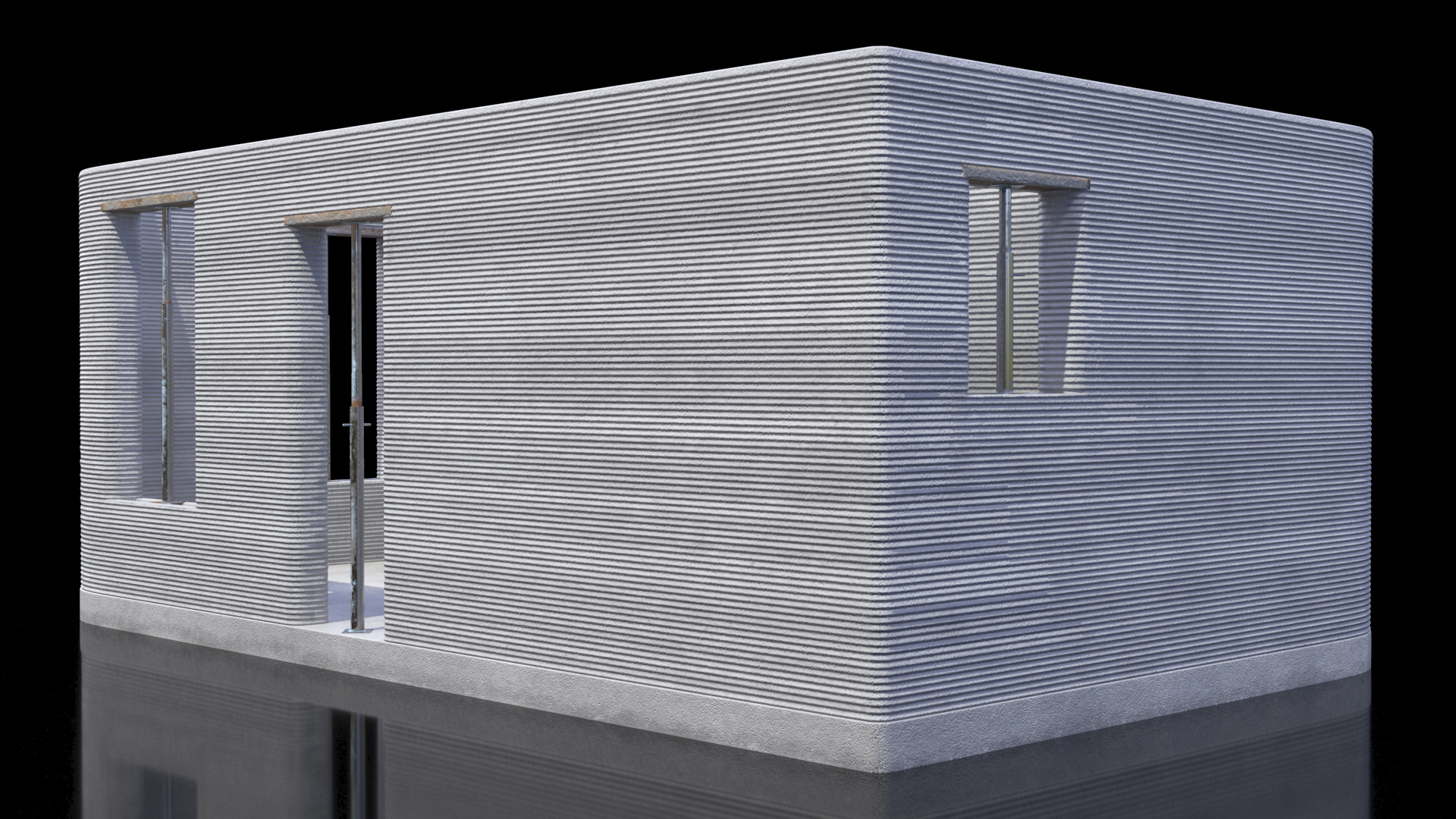 3D 3D Printed House Module model