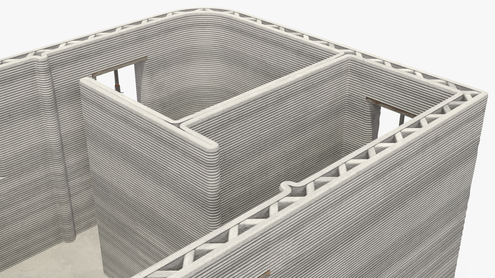 3D 3D Printed House Module model