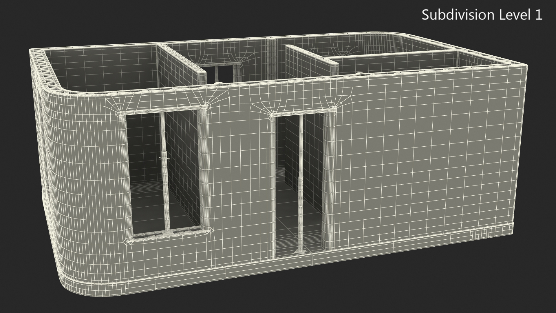 3D 3D Printed House Module model