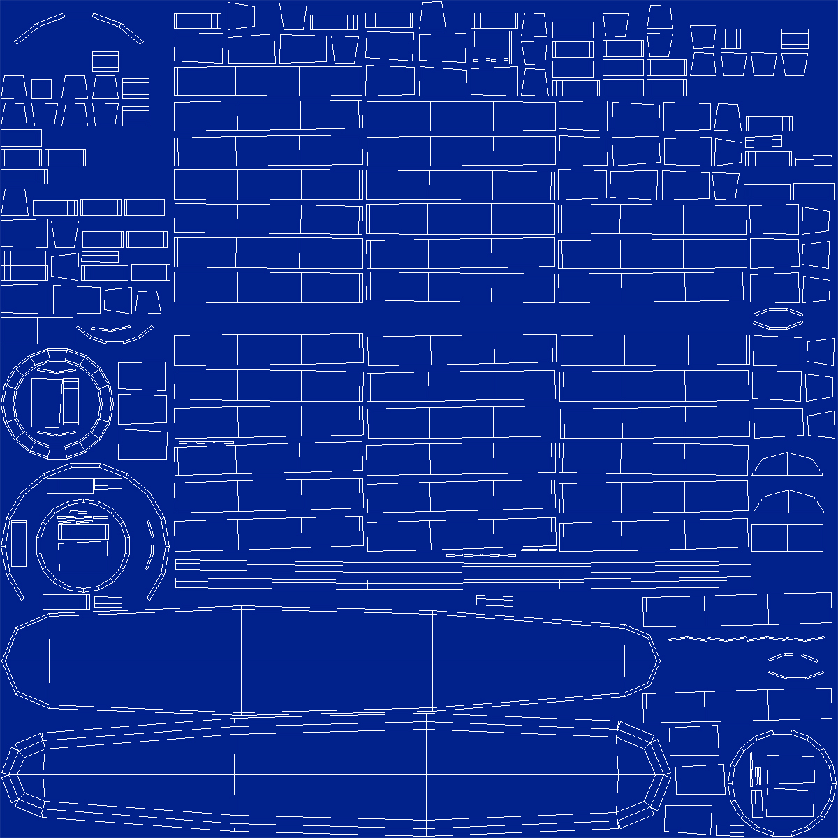 Ballpoint Pen Blue Ink 3D