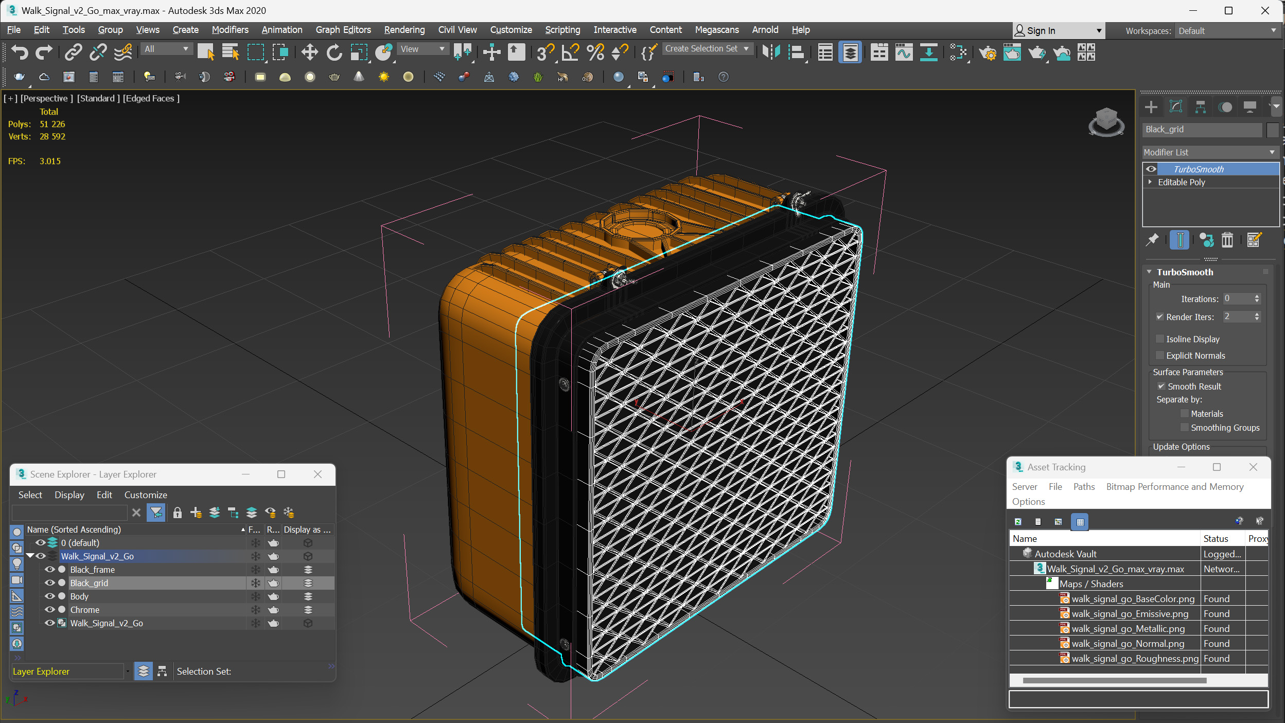 Walk Signal v2 Go 3D