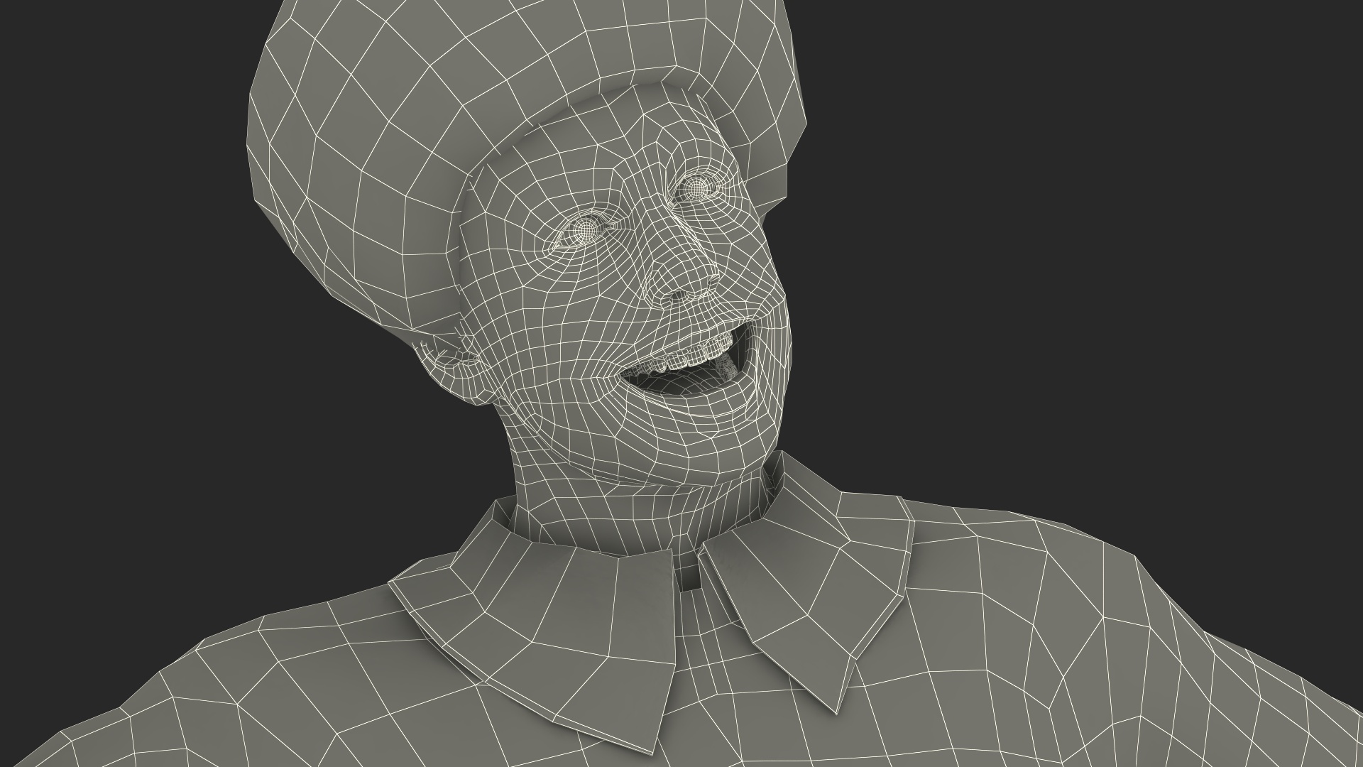 Ronald McDonald Waving Pose 3D