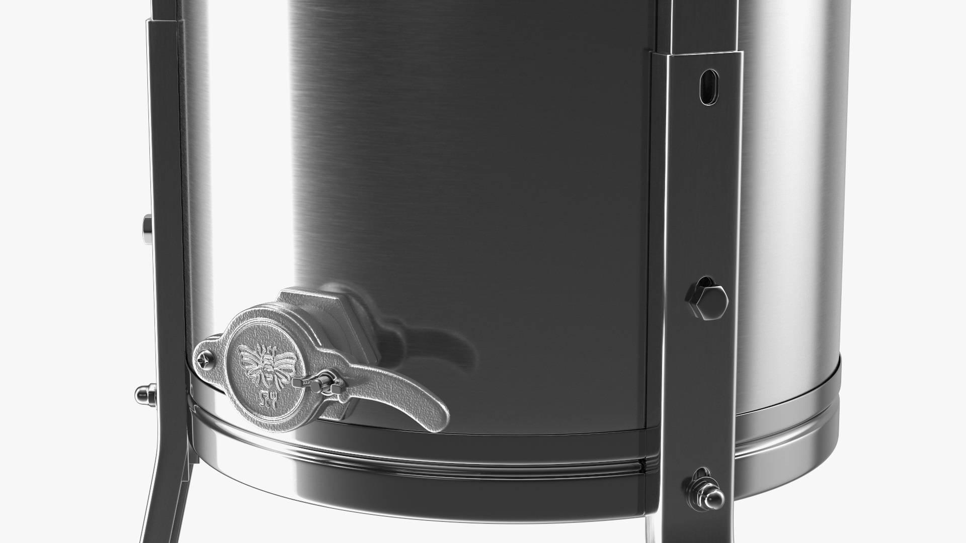 Hardin Professional 3 Frame Manual Honey Extractor Rigged 3D