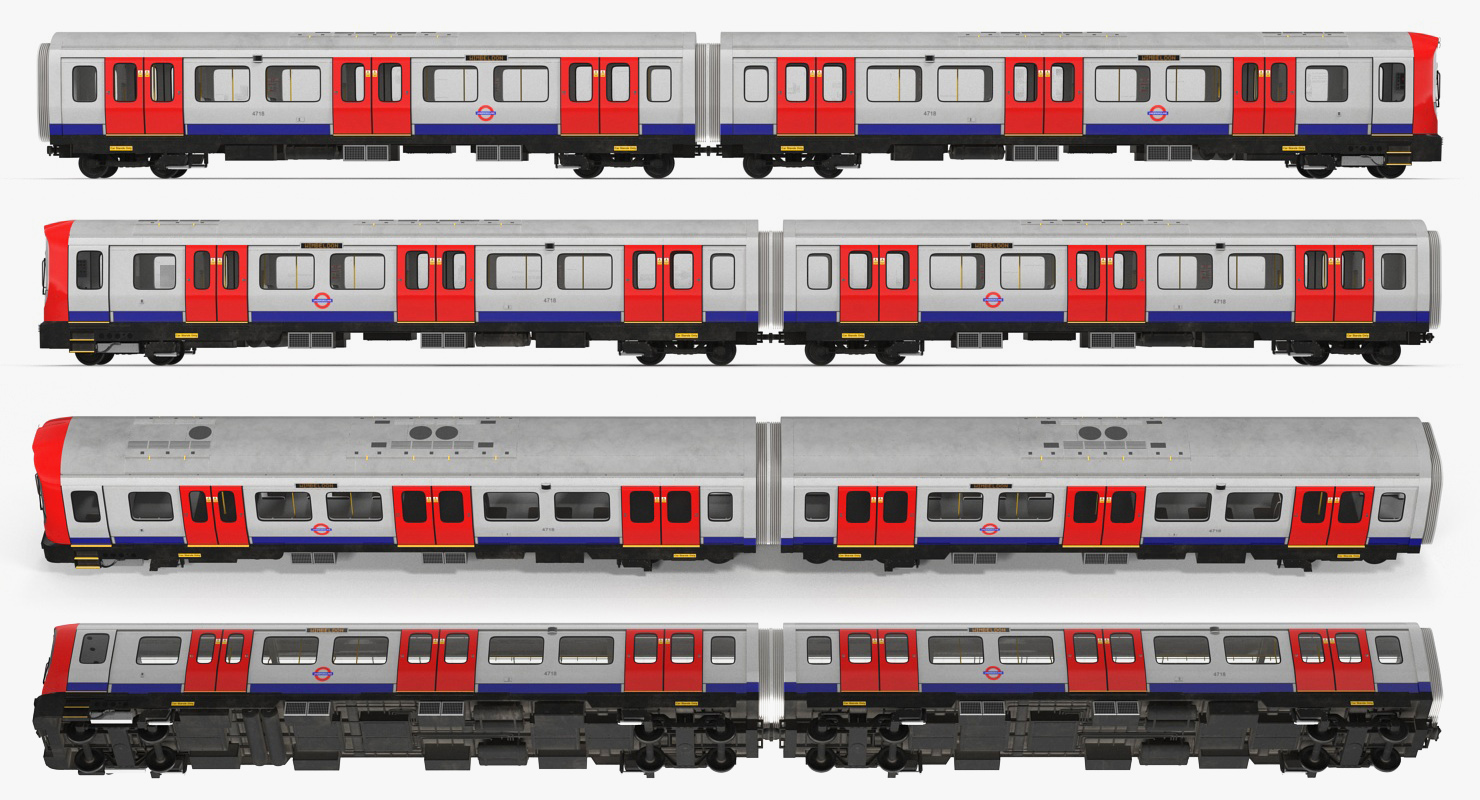 London Subway Train S8 3D