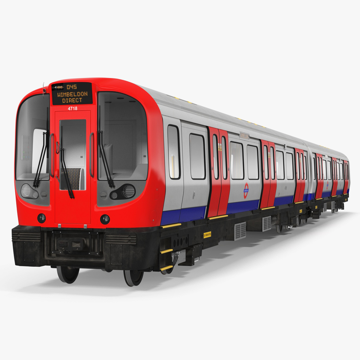 London Subway Train S8, view 3