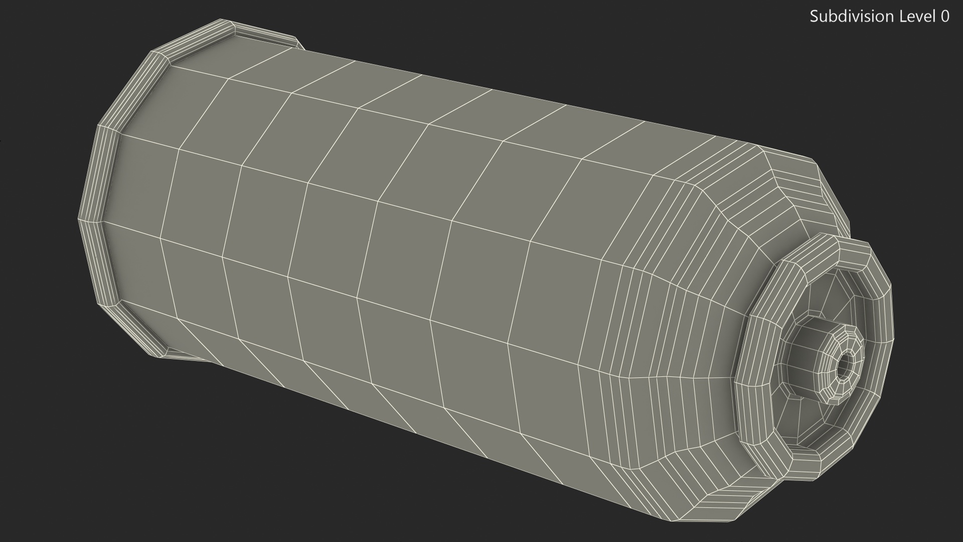 3D Aerosol Spray Metal Bottle