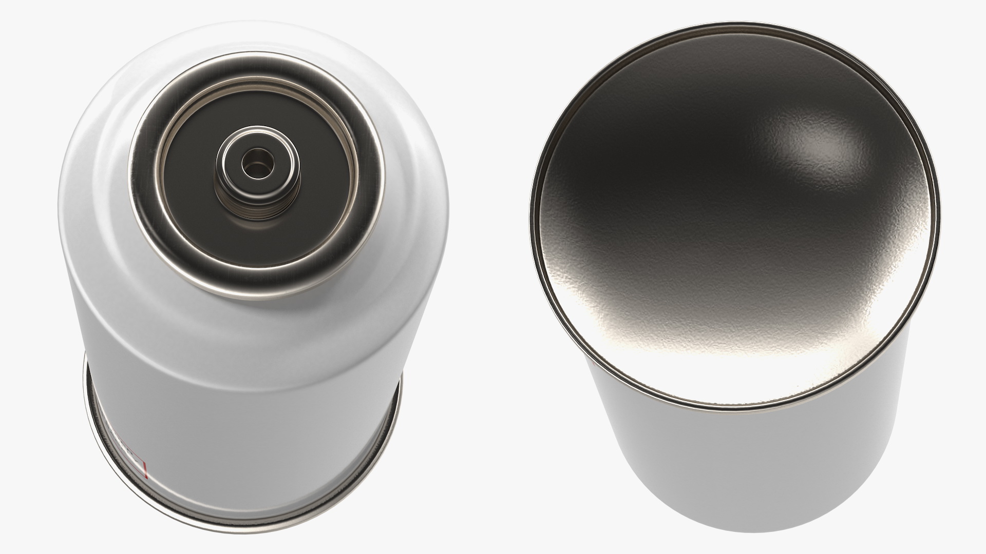 3D Aerosol Spray Metal Bottle