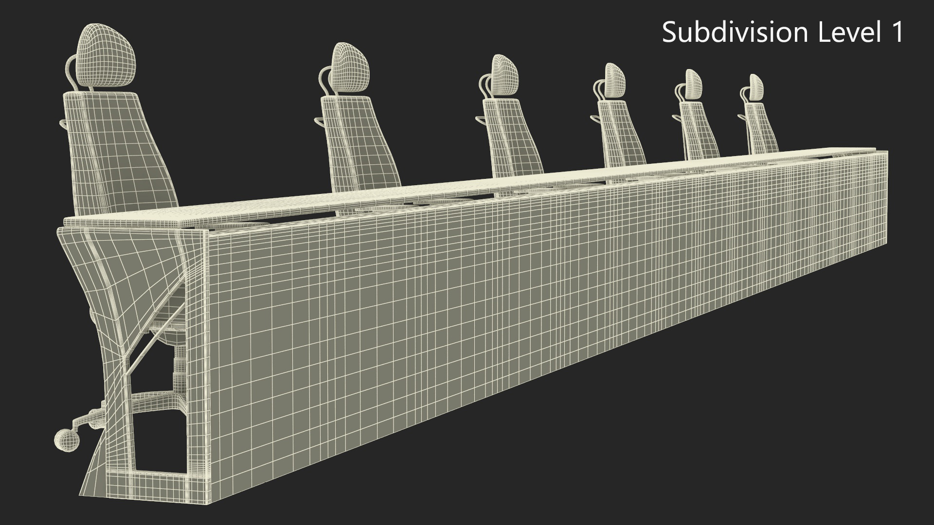 3D model Conference Desk