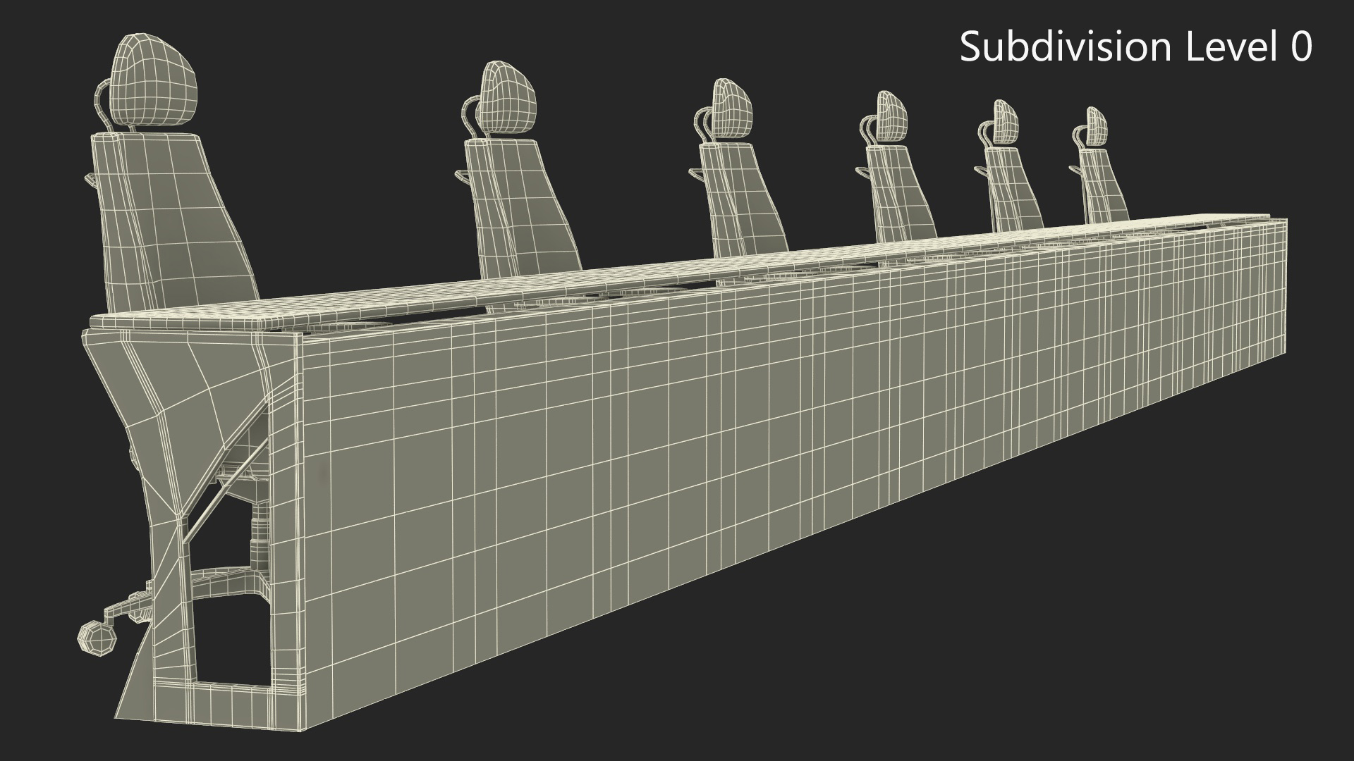 3D model Conference Desk