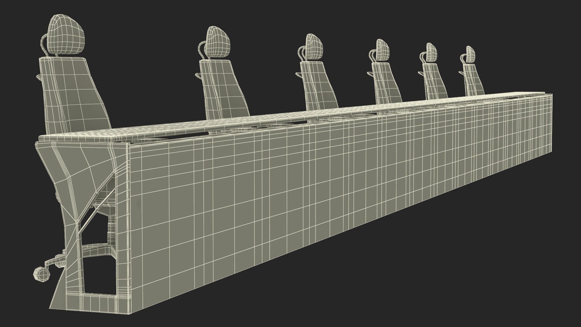 3D model Conference Desk