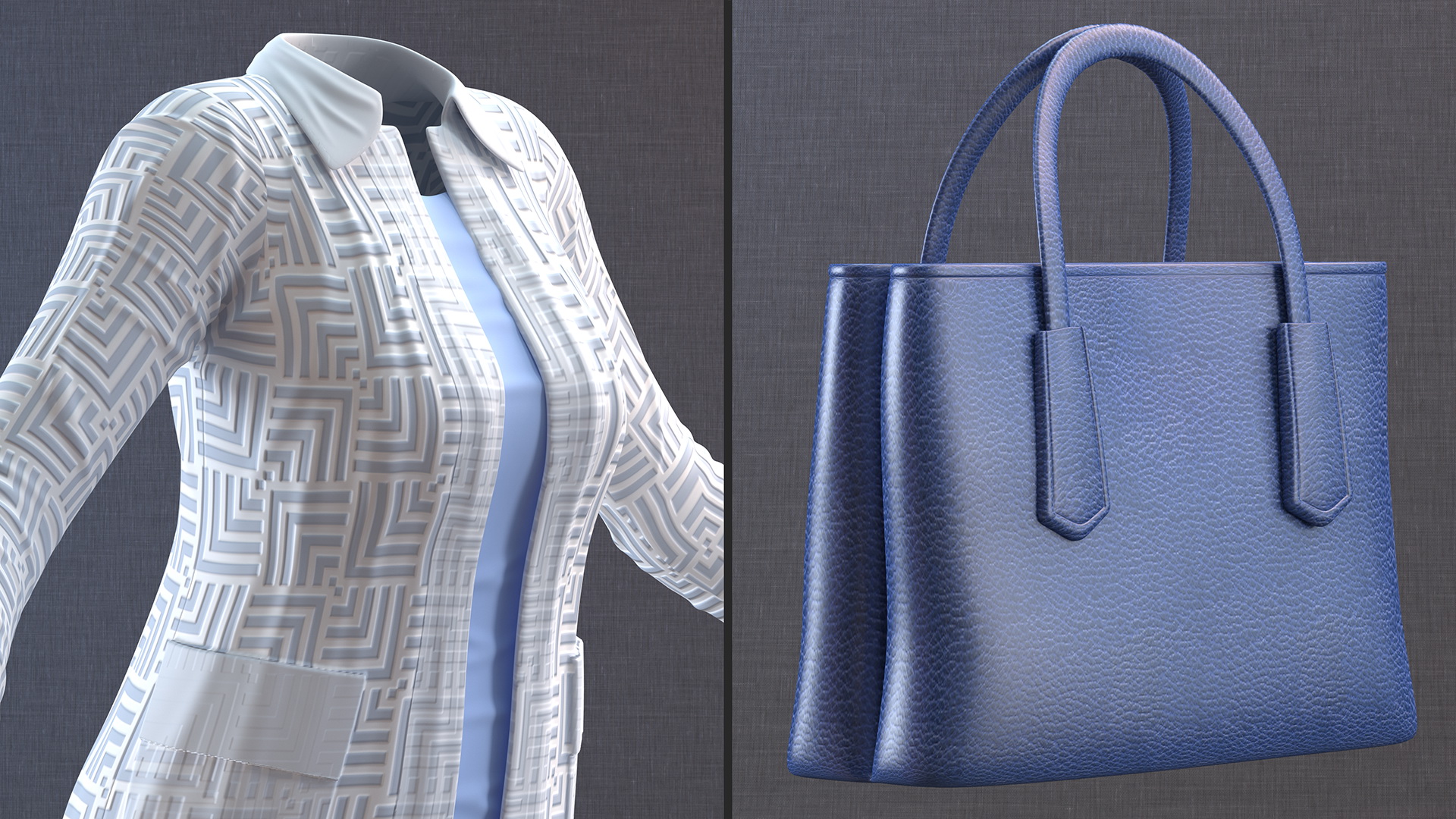 3D Casual Clothes Set for Women model