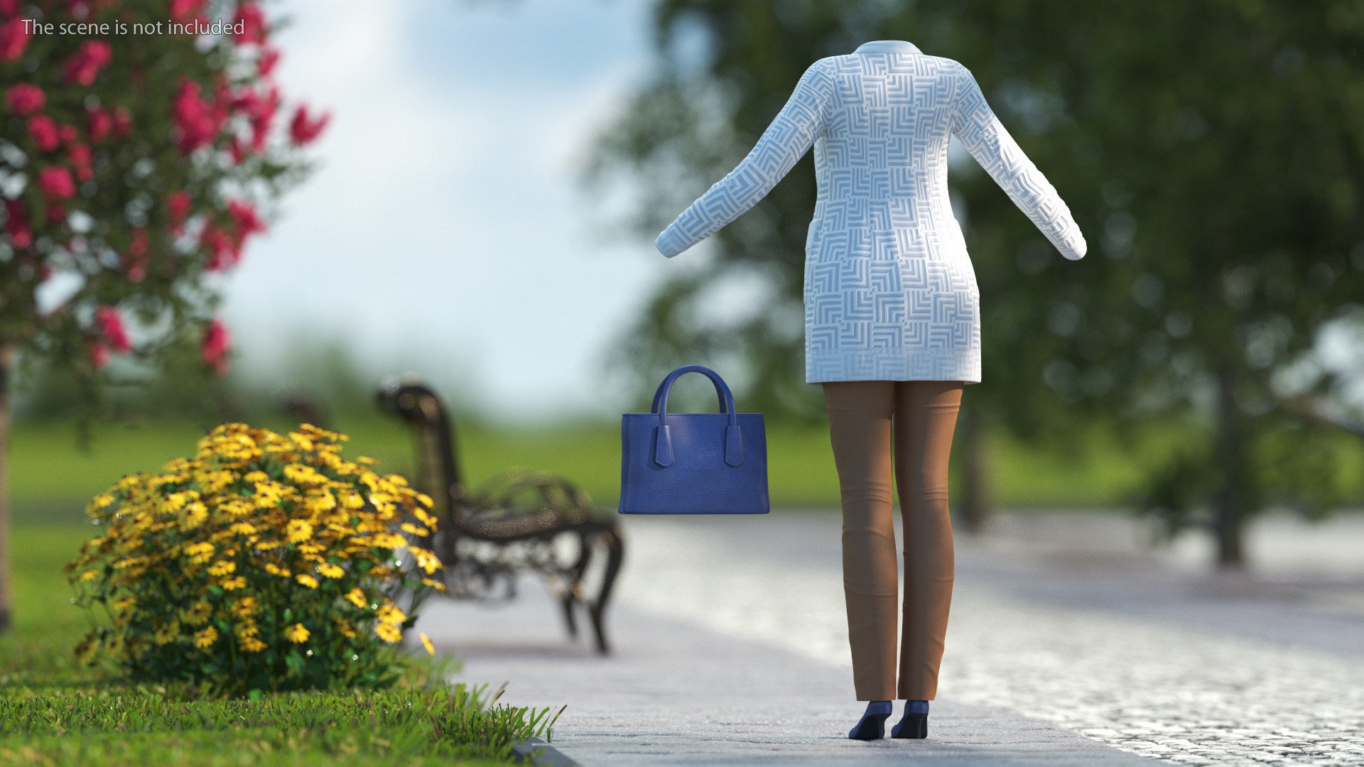 3D Casual Clothes Set for Women model
