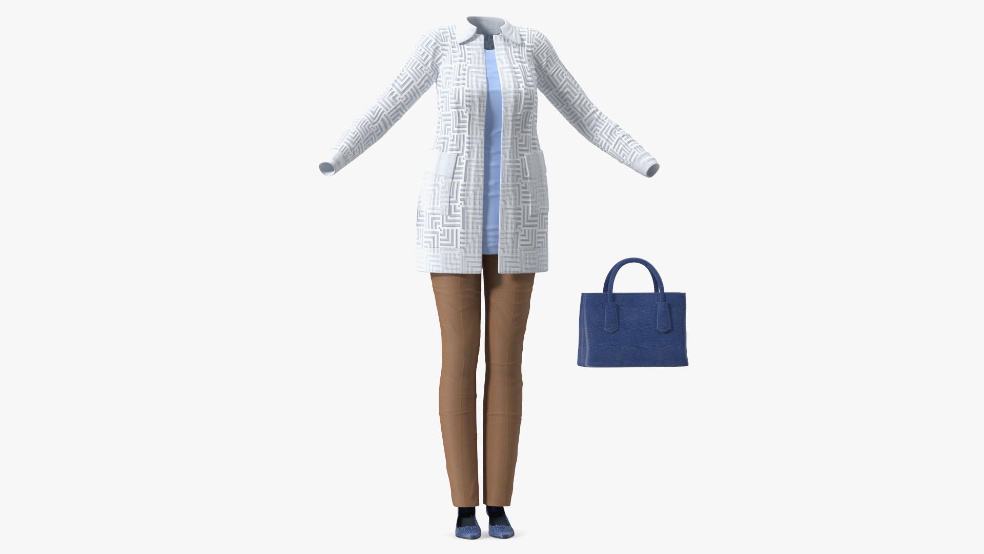 3D Casual Clothes Set for Women model