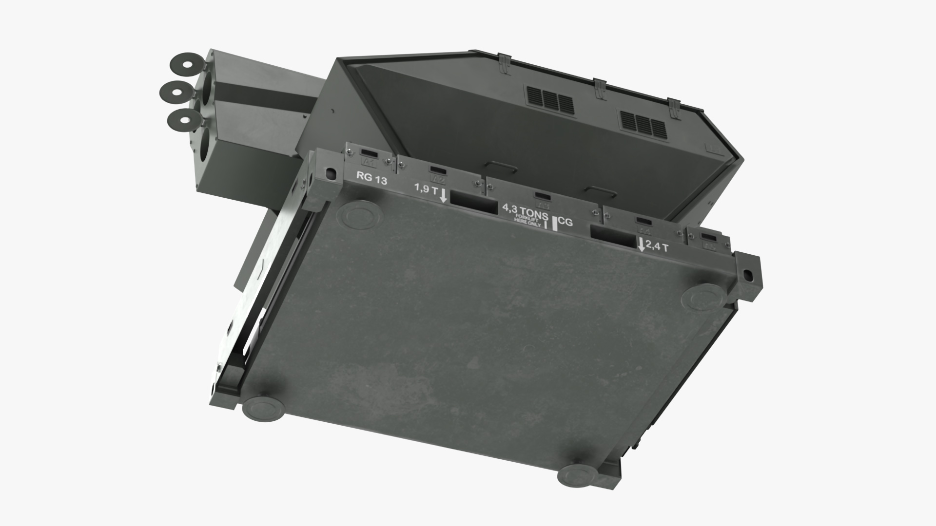 Skynex Laser Air Defense System Green 3D
