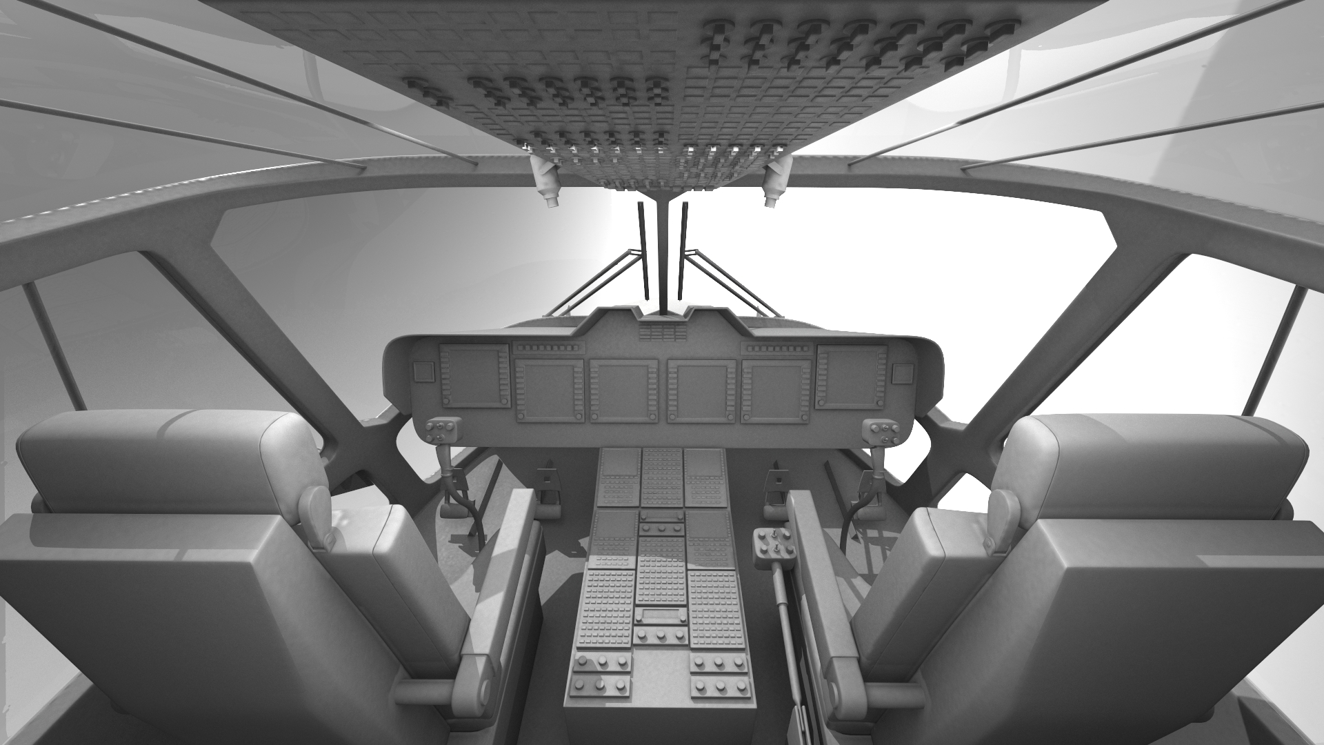 3D Multipurpose Medium Transport Helicopter Rigged for Cinema 4D