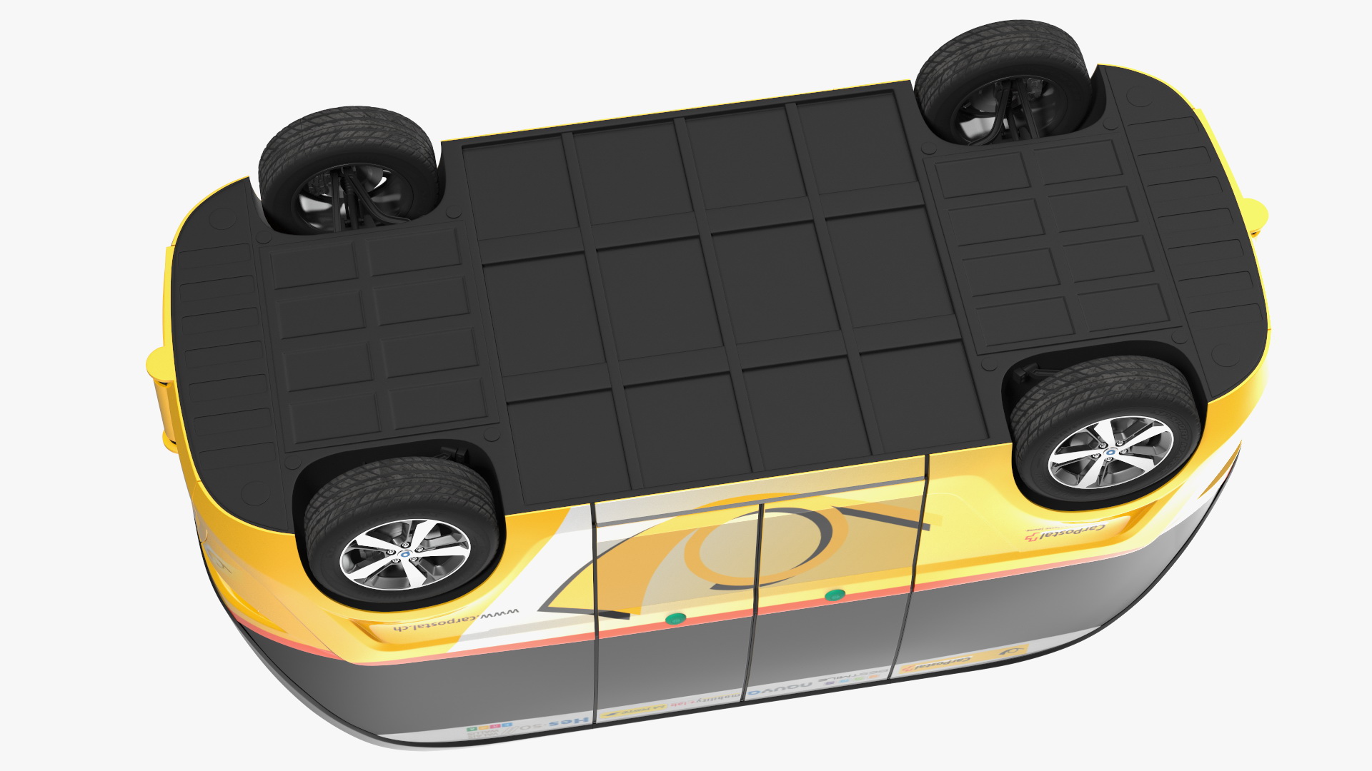 Navya Arma Car Postal Driverless Electric Bus Exterior Only 3D model