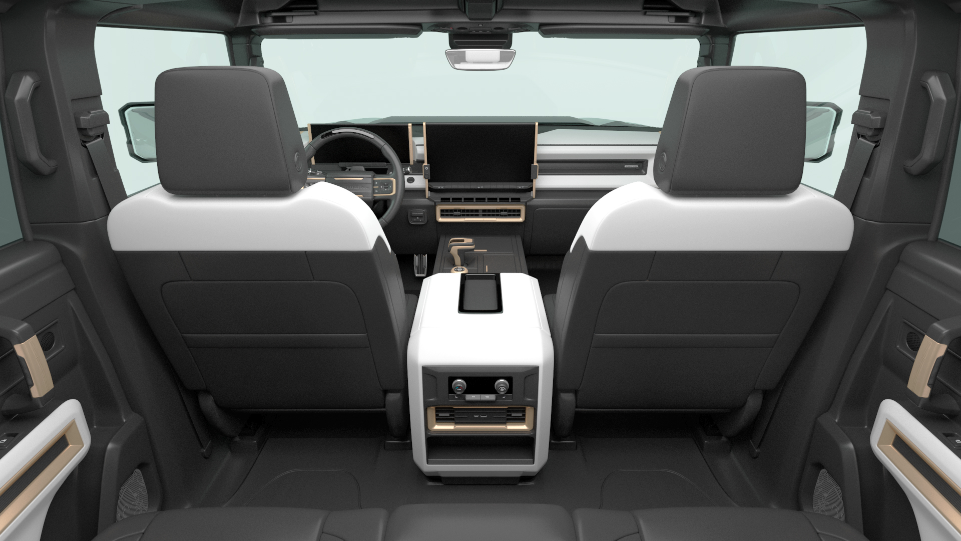 GMC Hummer EV PICKUP Lights Off Rigged for Maya 3D