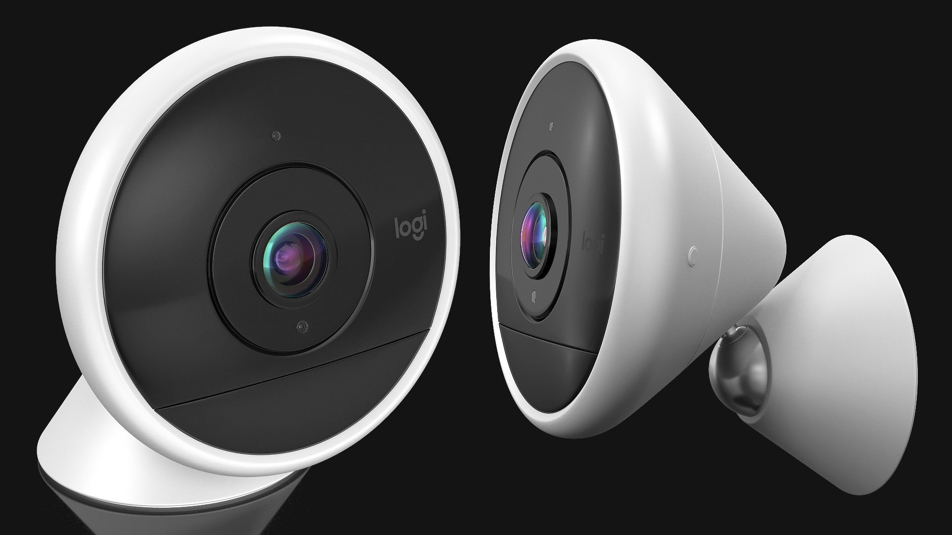 3D Logitech Circle2 Weatherproof Wired Security Camera