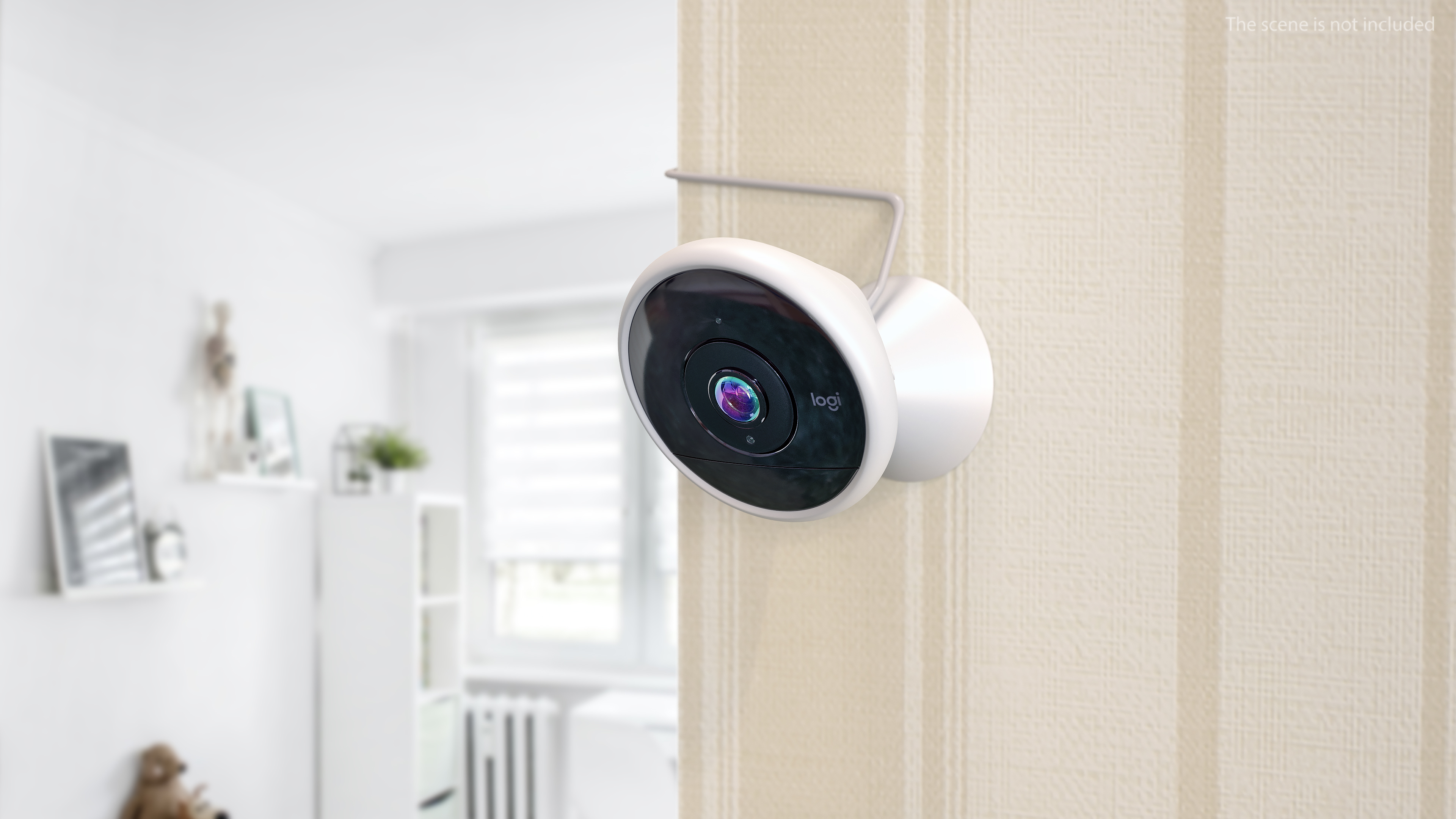 3D Logitech Circle2 Weatherproof Wired Security Camera