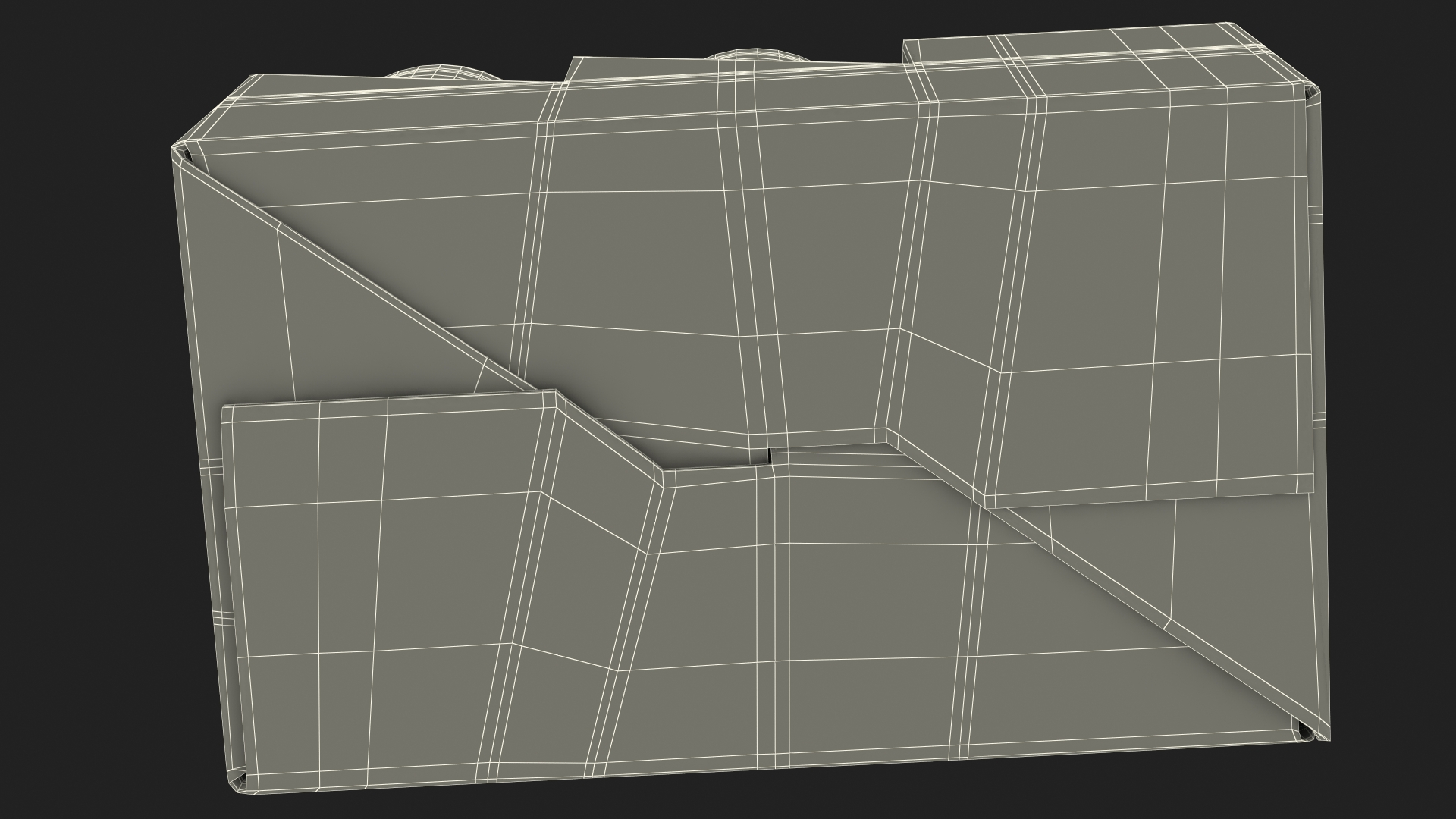 Cardboard Bottle Carrier With Beer 3D model