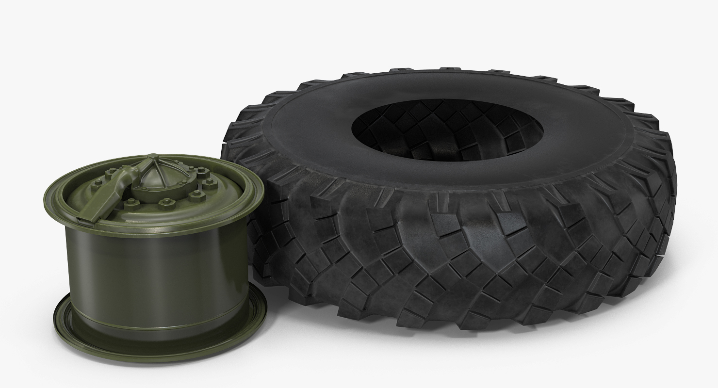 3D URAL 4320 Russian Cargo 6x6 Truck model