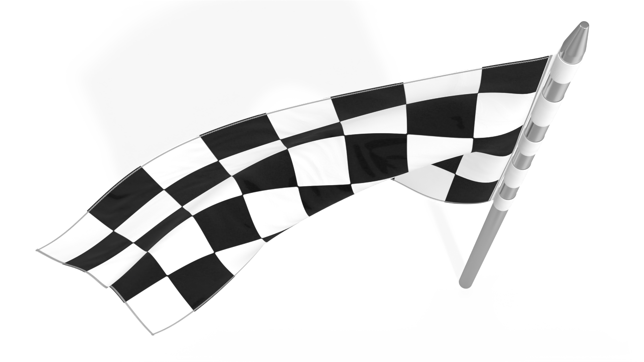 Checkered Flag 3D model