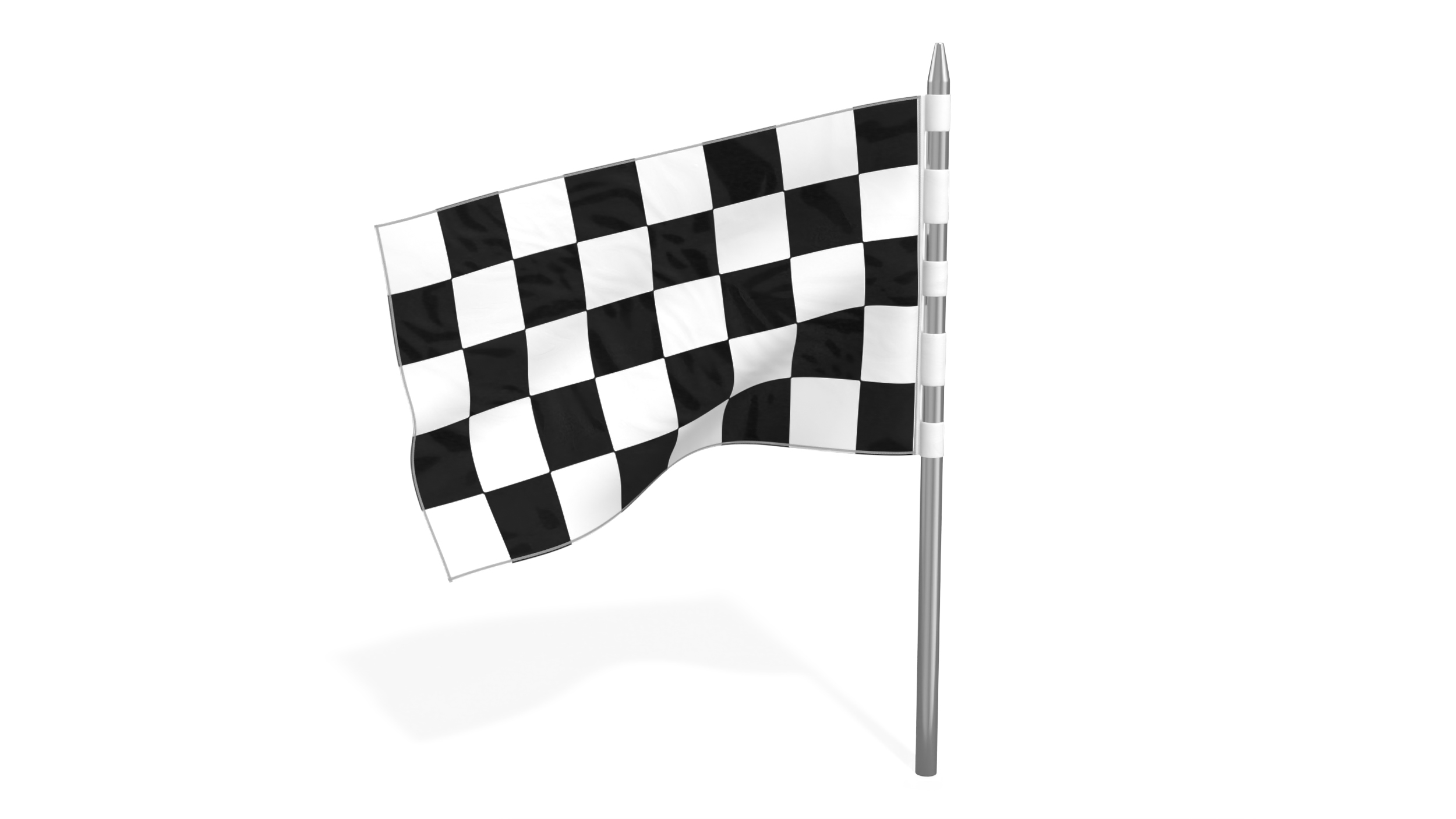 Checkered Flag 3D model
