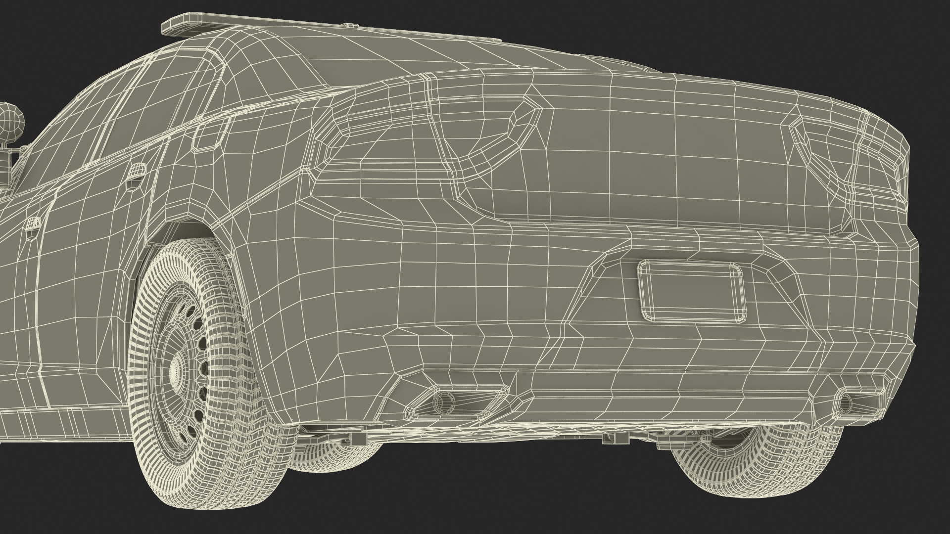 3D Police Car Rigged for Cinema 4D