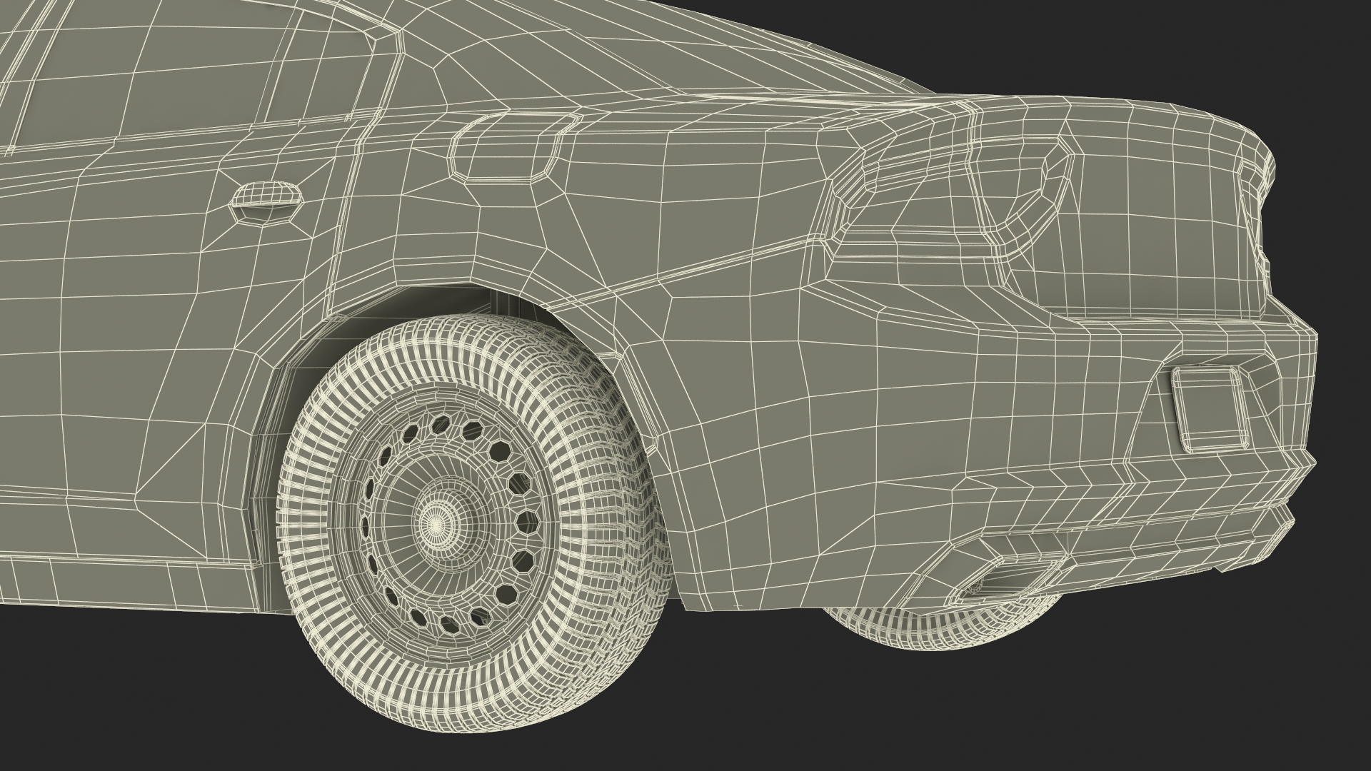 3D Police Car Rigged for Cinema 4D